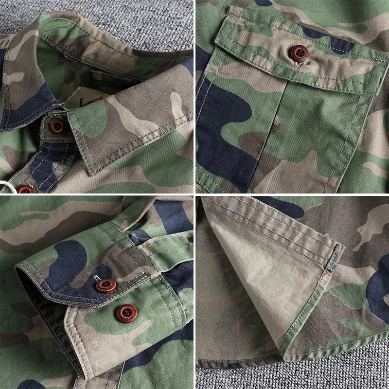 Men Camouflage Cargo Shirts(Buy 2 Free Shipping)