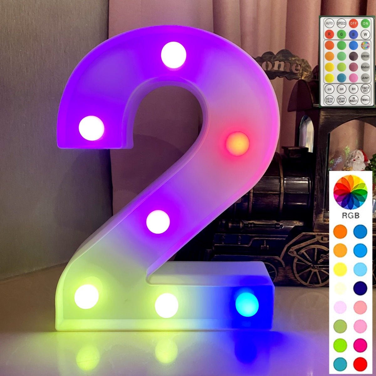 Colorful LED Marquee Letter Lights