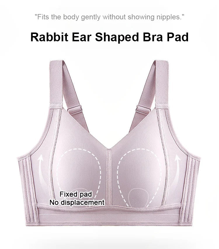 [Breast Minimizing] Lightweight Push-up Armpit Fat Control Wireless Bra