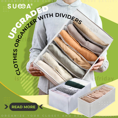 Upgraded Clothes Organizer With Dividers