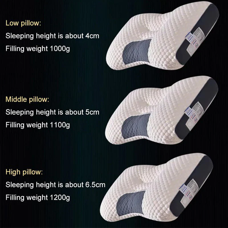 💥Antibacterial Neck Support Sleep-Aid Massage Pillow