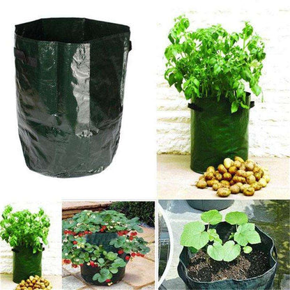 18/26/38L Large Capacity Potato Grow Planter PE Container Bag Pouch Tomato Vegetables Garden Outdoor