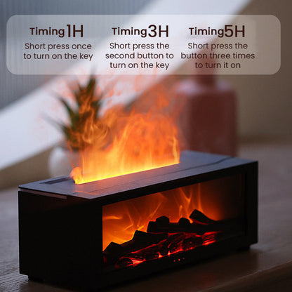 Fireplace Flame Diffuser Humidifier with Remote