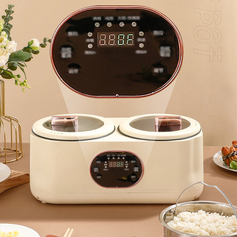 🍲Household Multi-functional Steaming and Cooking Integrated Double-gallon Electric Cooker