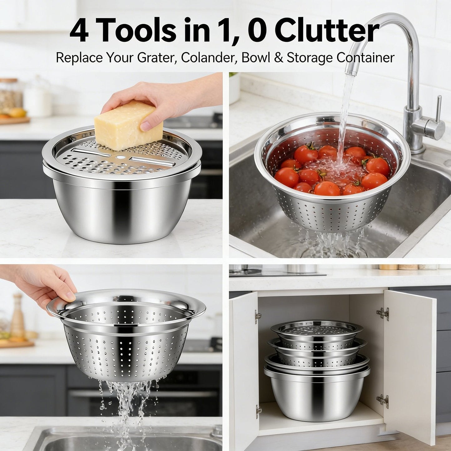 Germany Multifunctional Stainless Steel Basin