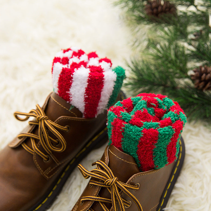 Gift Choice -Christmas Warm Fuzzy Cartoon Socks