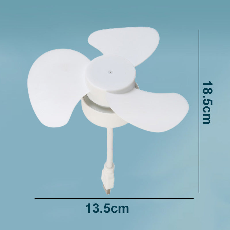 Outdoor Portable Silent Fan with One-button Switch Base