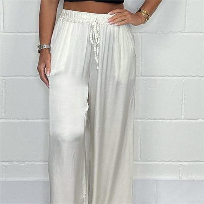 💝Straight Leg Smooth Loose Trousers