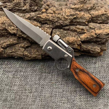 🔥🔥Outdoor Stainless Steel Portable Folding Knife