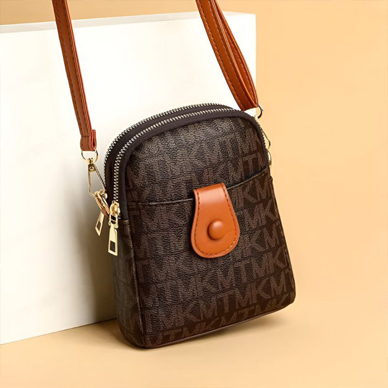 Women's Vintage Printed Small Satchel