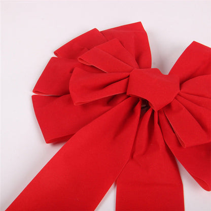 Red Bow Christmas Decoration