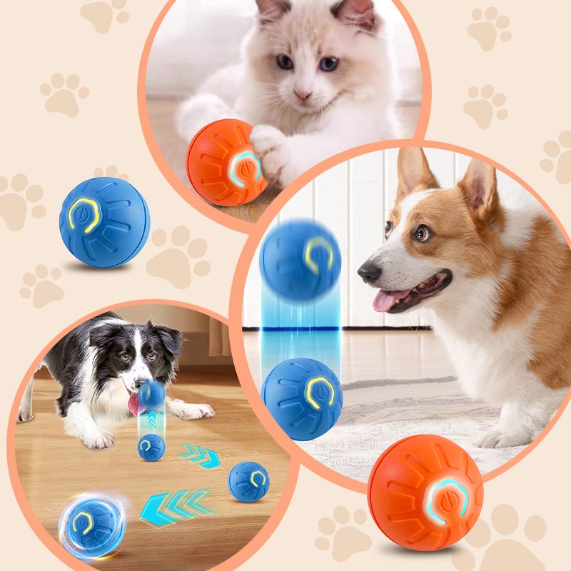 Interactive Pet Toy Automatic Rolling Ball