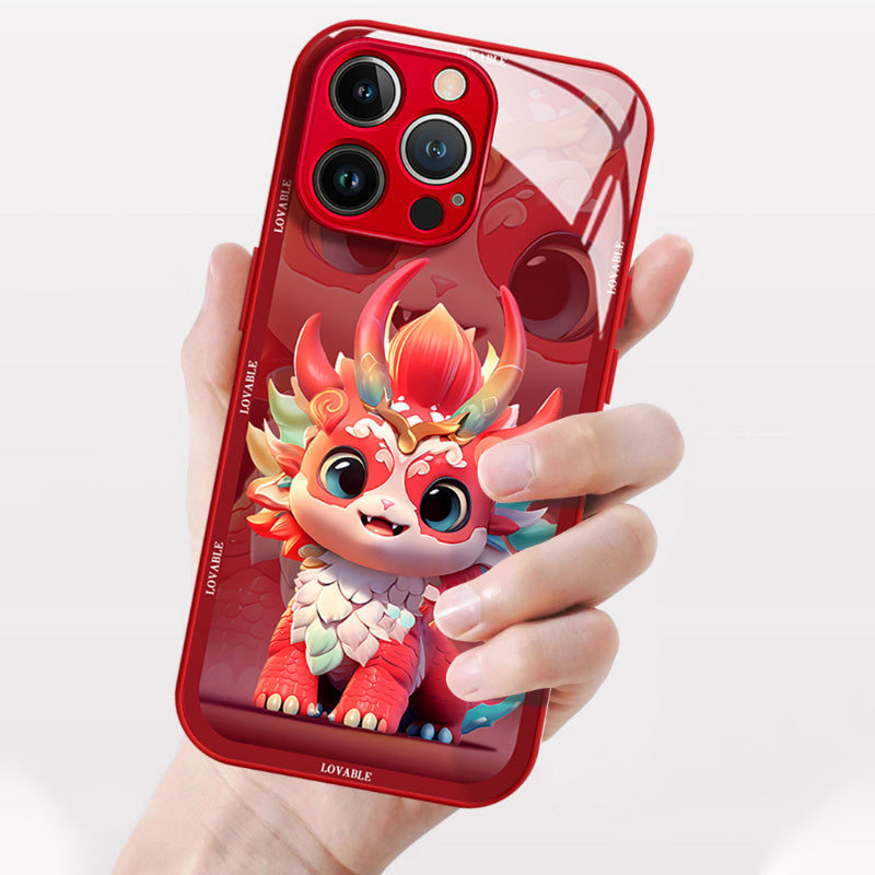 Colourful Lucky Dragon Phone Case for iPhone Series