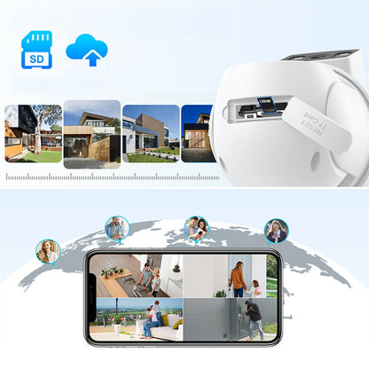 Dual Lens Auto Tracking HD Security Cameras