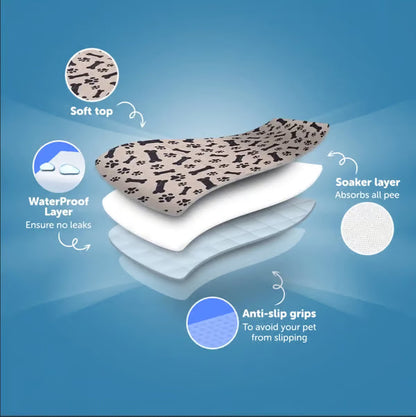 🐶😸Premium Reusable Super Absorbent PuppyPad🐾 (Kitten & Other Pets)