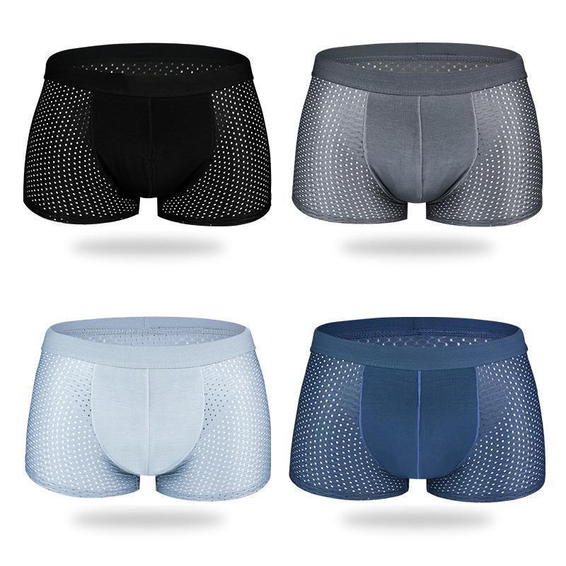 Men's Honeycomb Breathable Ice Silk Panties