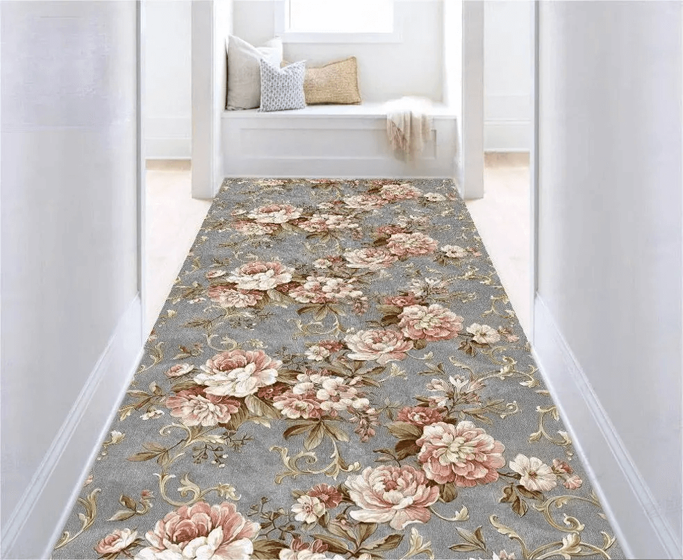 Cut-out 3D Carpet With Floral Flooring