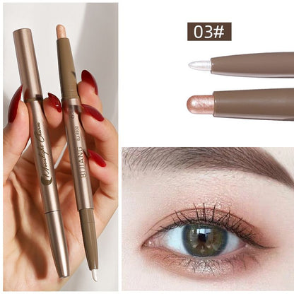 Dual-color Shadow Eyeliner Silkworm Highlighter Pen - Best Gift