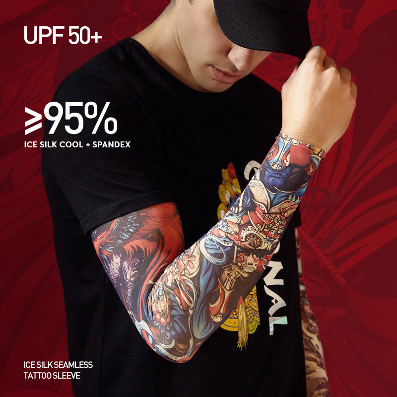 Anti-UV Ice Silk Tatoo Sleeve