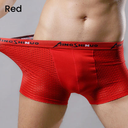 [Best Gift for Him] Men's Breathable Mesh Boxer Briefs