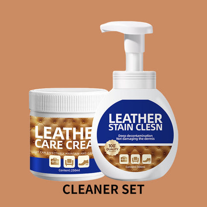 Household Leather Care & Stain Removal Cleaner Set