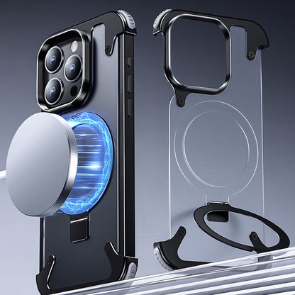 [Best Gift For Phone] Magnetic Metal Anti-Fall Protective iPhone Case