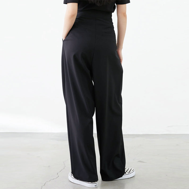 Women's Velcro High Waist Wide Leg Pants