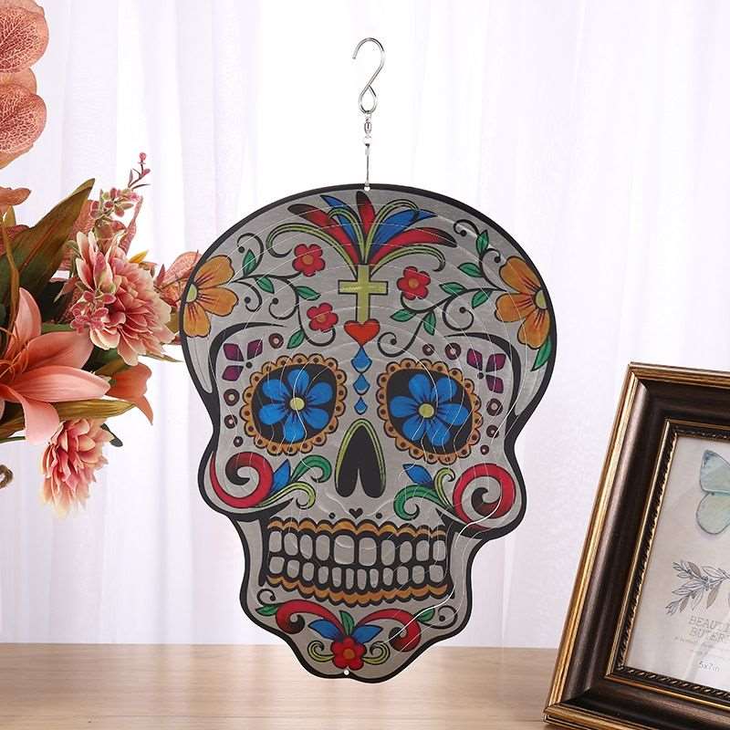 (Halloween Special Offer) Sugar Skull Wind Spinners