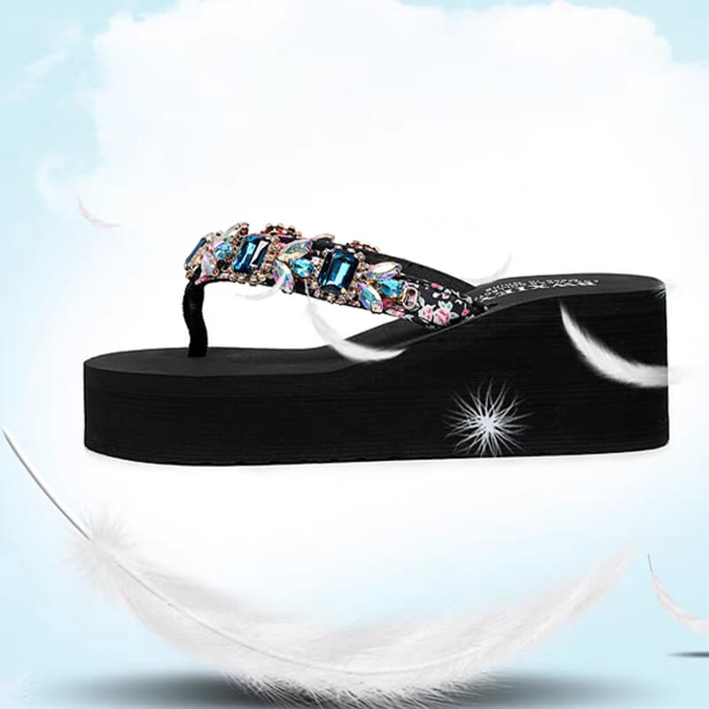 Rhinestone Flip Beach Flops