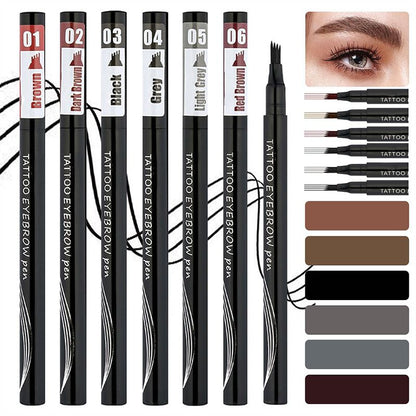 Waterproof Eyebrow Microblading Pen with 4-fork Tip