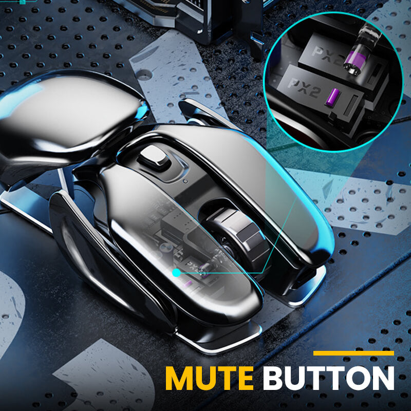 Wireless Ergonomics Metal Mouse