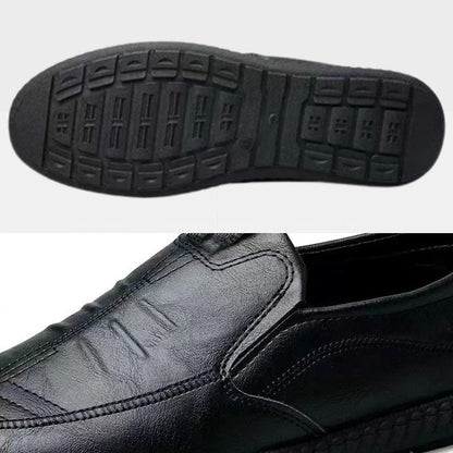 Men’s Slip-on Business Casual Leather Shoes