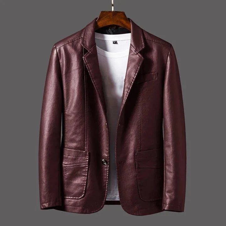 Men's Motorcycle Leather Jacket