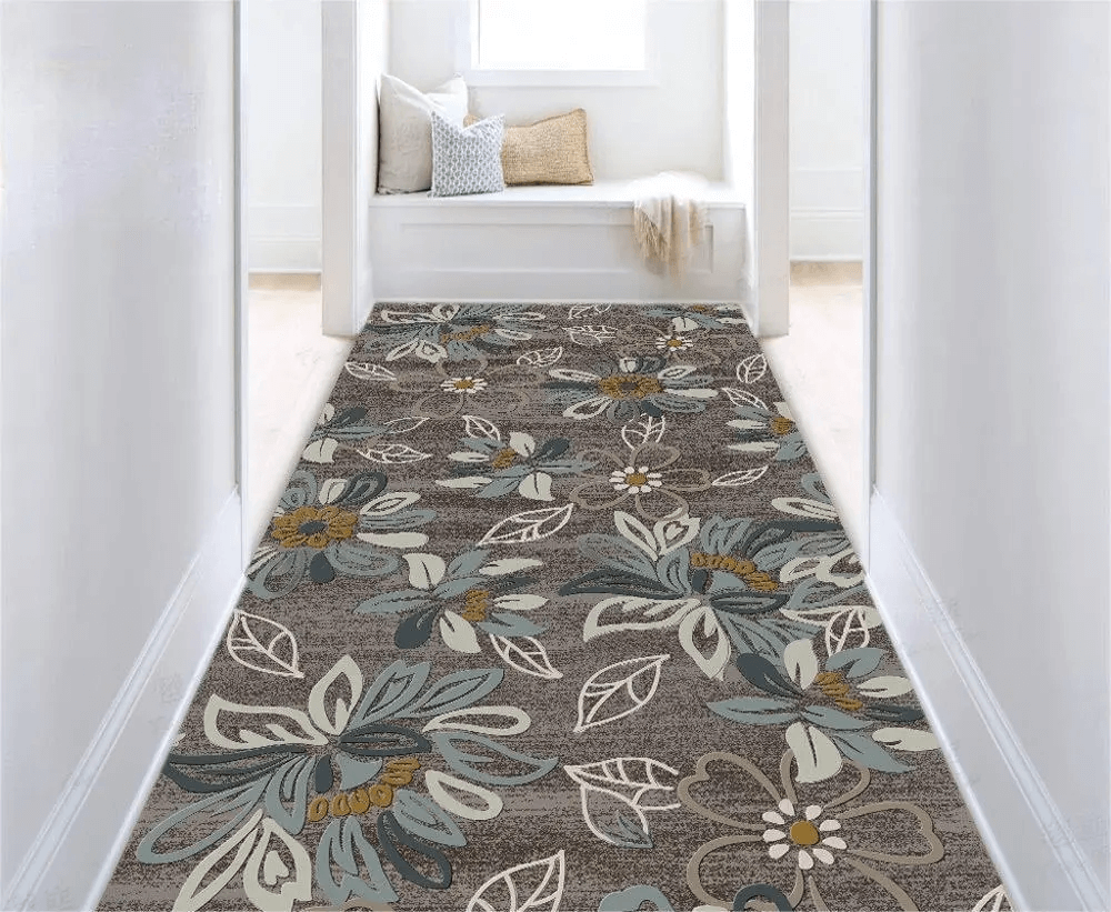 Cut-out 3D Carpet With Floral Flooring