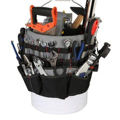 42 Pockets Bucket Tool Organizer