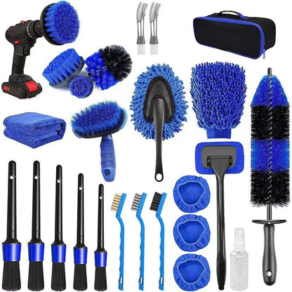 Car Wheel Tire Detailing Brush Set