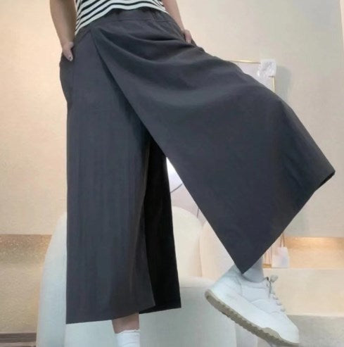 💕Great Sale💕Summer Straight Casual Eight Skirt Pants