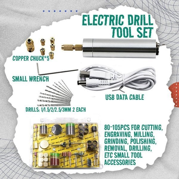 🎁Hot Sale 49% OFF⏳DIY Drill Power Tools Set