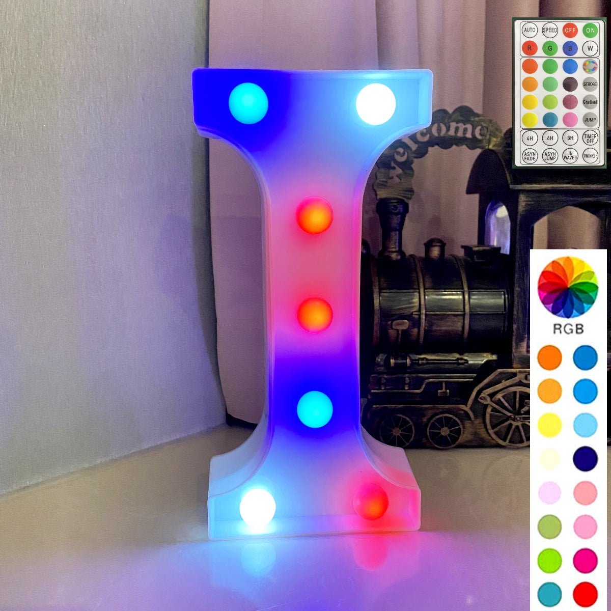 Colorful LED Marquee Letter Lights