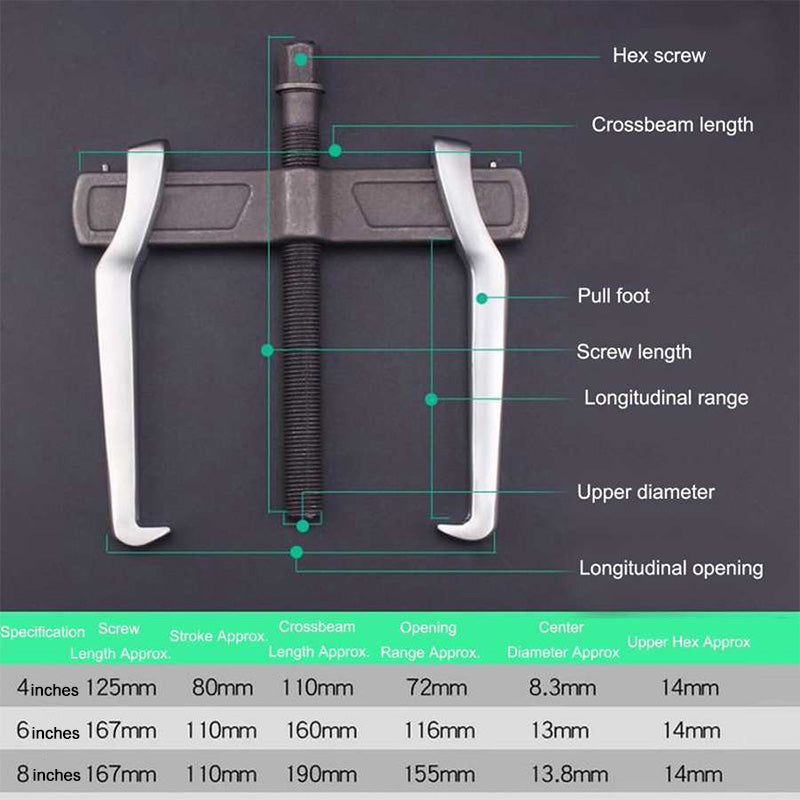 Forged Two-jaw Bearing Puller