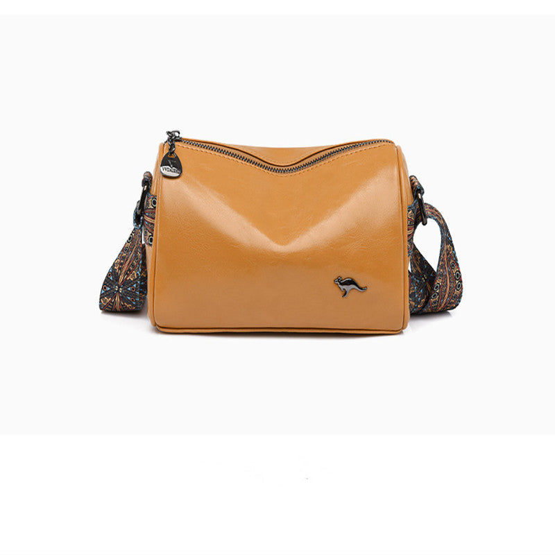 Retro Fashion Leather Crossbody Shoulder Bag