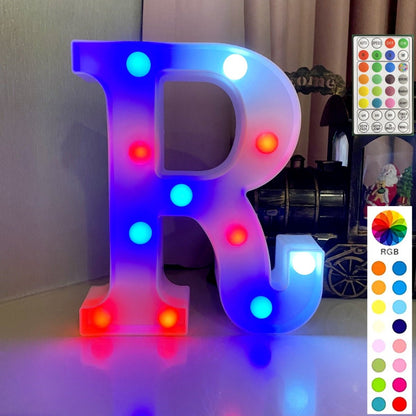 Colorful LED Marquee Letter Lights