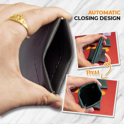 Automatic Closing PU Storage Bag