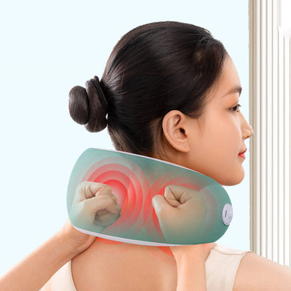 Rechargeable Neck U-shaped Heating Massage Pillow