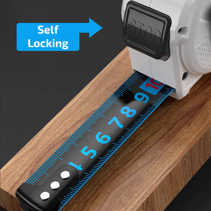 High-Precision Tape Measure with Self-Locking Design