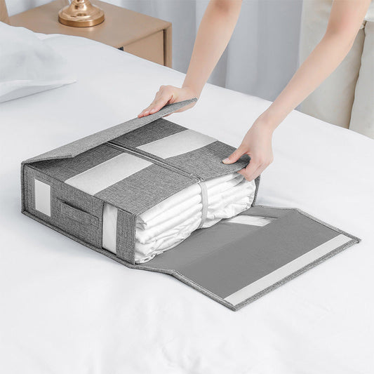 Ideal Gift - Foldable Bed Sheet Set Organizer