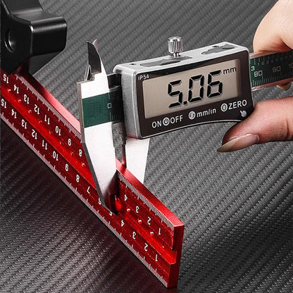 Combination Square Ruler 45-90 Degree Marking