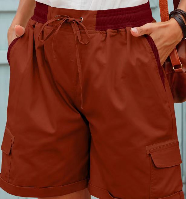 Popular High Waist Women's Cargo Shorts