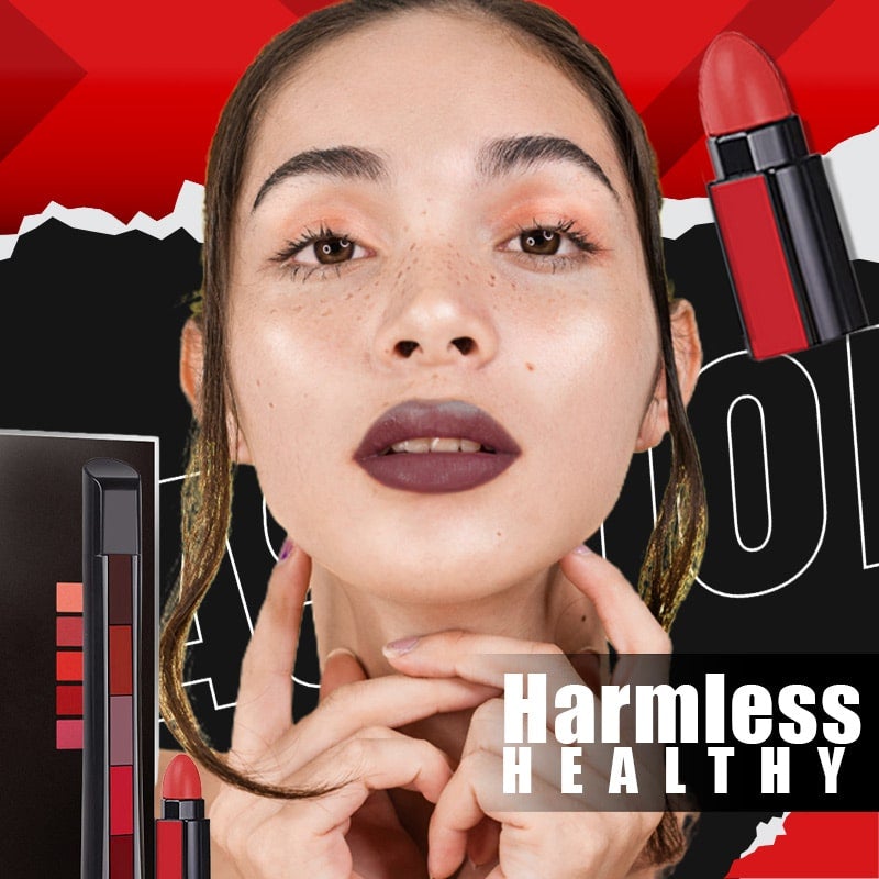 Multicolor Combination 5 in 1 Matte Lipstick