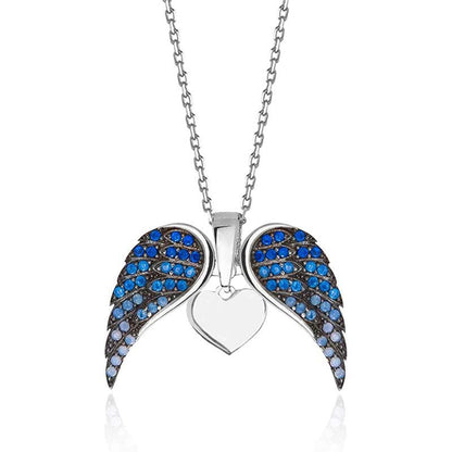 Angel Wing Heart Necklace